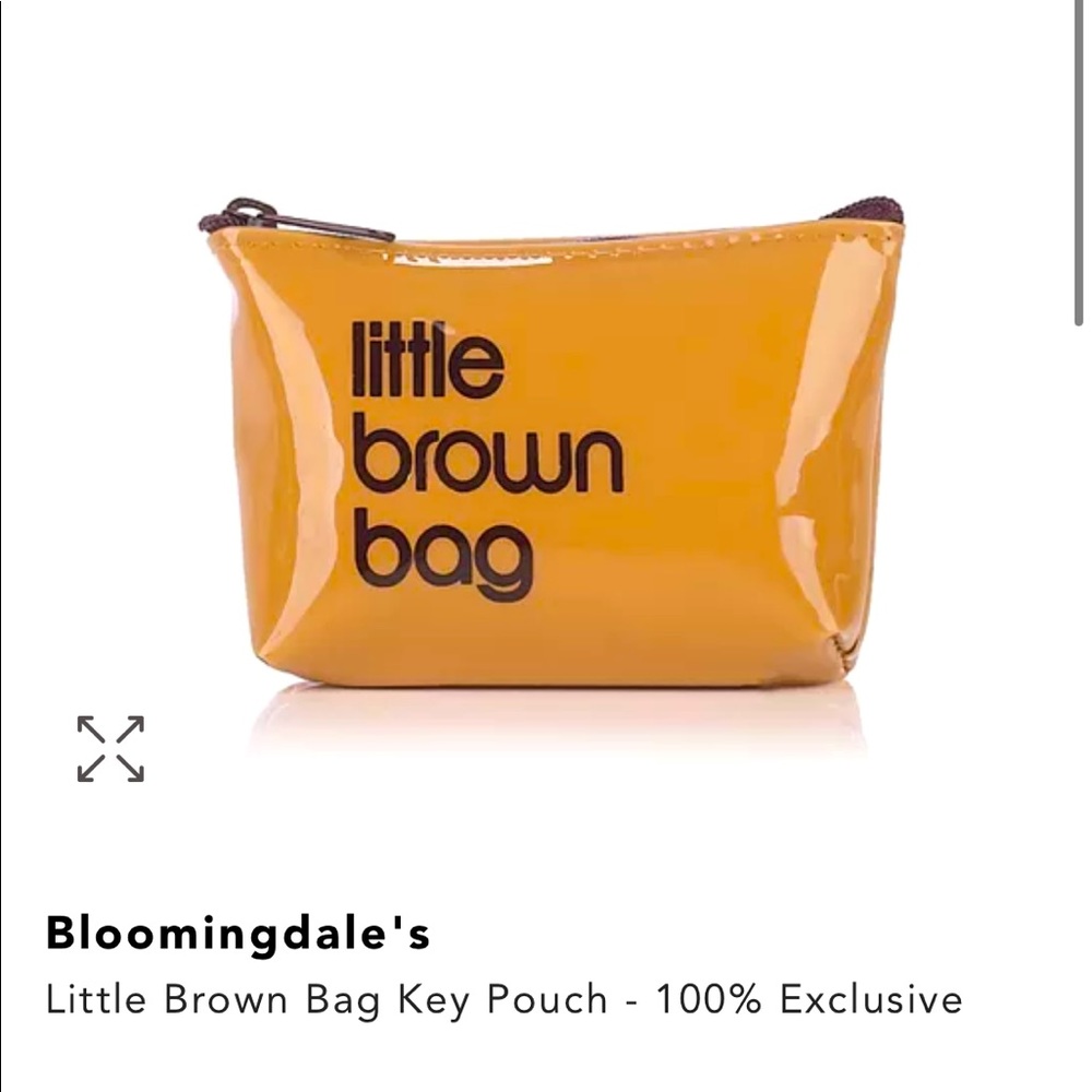 Bloomingdale’s Little Brown Bag Key Pouch